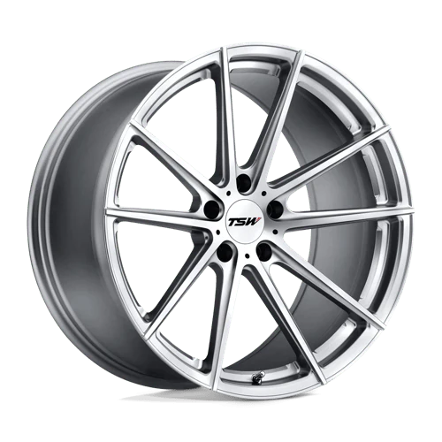 TSW BATHURST Alloy Wheel 19x8.5 ET35 5x120 Silver With Mirror Cut Face 76.1mm CB