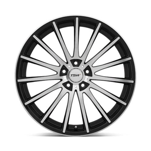 TSW CHICANE Alloy Wheel 19x9.5 ET35 5x112 Gloss Black With Mirror Cut Face 72.1mm CB - Image 3