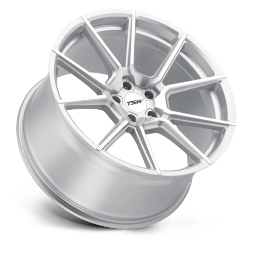 TSW CHRONO Alloy Wheel 19x9.5 ET39 5x114 Silver With Mirror Cut Face 76.1mm CB - Image 2