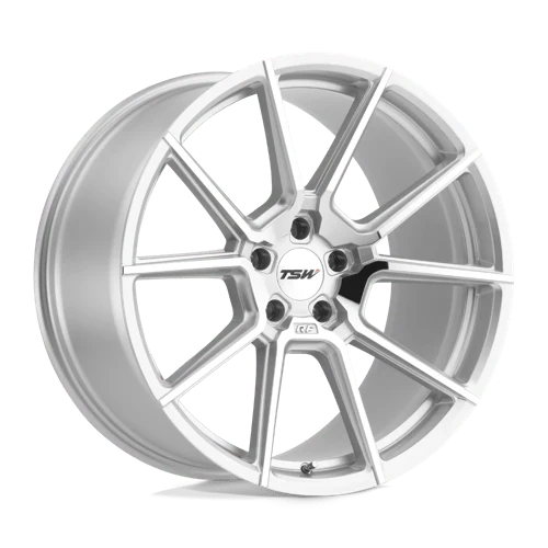 TSW CHRONO Alloy Wheel 21x10.5 ET32 5x112 Silver With Mirror Cut Face 66.56mm CB