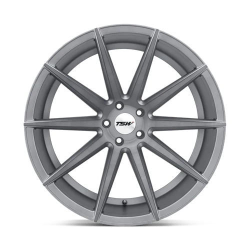TSW CLYPSE Alloy Wheel 20x8.5 ET40 5x114 Titanium With Matt Brushed Face 76.1mm CB - Image 3