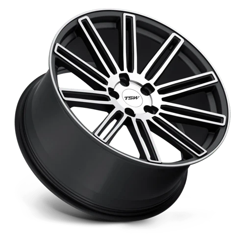 TSW CROWTHORNE Alloy Wheel 19x9.5 ET20 5x114 Matt Gunmetal With Matt Machined Face 76.1mm CB - Image 2