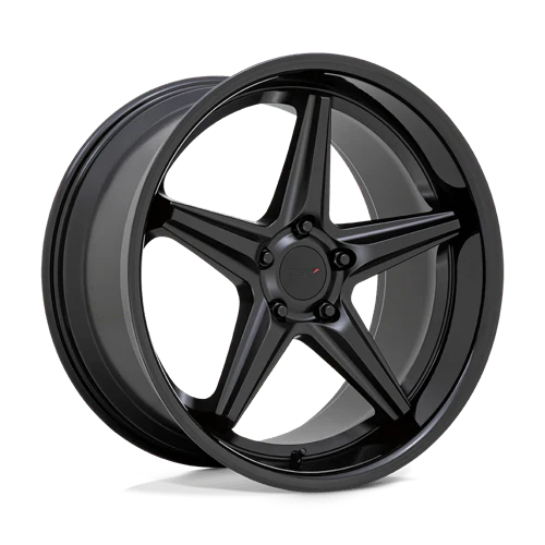 TSW LAUNCH Alloy Wheel 20x8.5 ET35 5x120 Matt Black With Gloss Black Lip 76.1mm CB