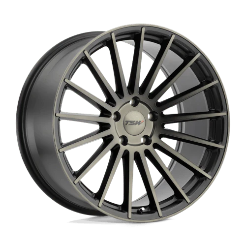 TSW LUCO Alloy Wheel 20x10 ET40 5x120 Matt Black With Machined Dark Face 76.1mm CB