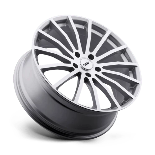 TSW MALLORY Alloy Wheel 20x10 ET40 5x114 Silver With Mirror Cut Face 76.1mm CB - Image 2
