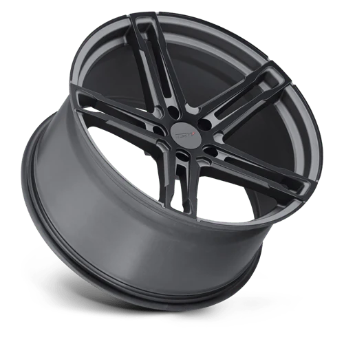 TSW MECHANICA Alloy Wheel 19x9.5 ET39 5x112 Matt Gunmetal With Matt Black Face 72.1mm CB - Image 2