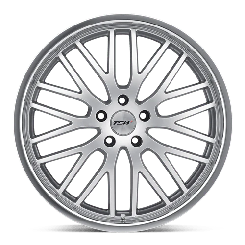 TSW SNETTERTON Alloy Wheel 17x8 ET35 5x120 Hyper Silver With Mirror Cut Lip 76.1mm CB - Image 3