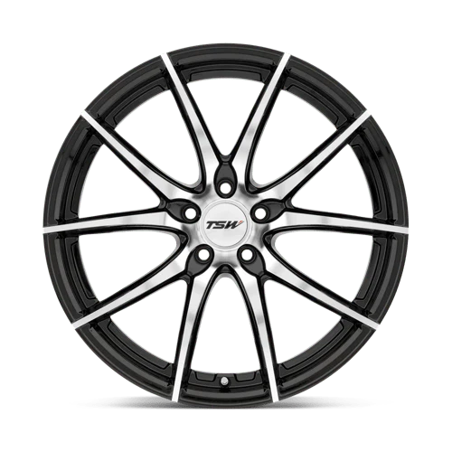 TSW SPRINT Alloy Wheel 19x9.5 ET20 5x114 Gloss Black With Mirror Cut Face 76.1mm CB - Image 3