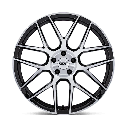 TSW TW002 LASARTHE Alloy Wheel 20x10.5 ET30 5x112 Gloss Black Machined 66.56mm CB - Image 3