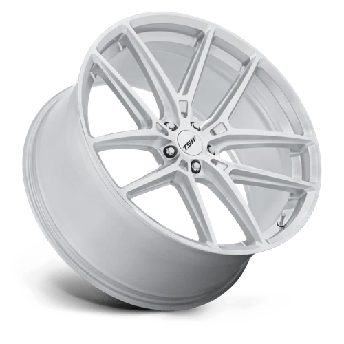 TSW TW006 IMOLA Alloy Wheel 20x10.5 ET38 5x114 Gloss Silver With Machined Face 72.56mm CB - Image 2