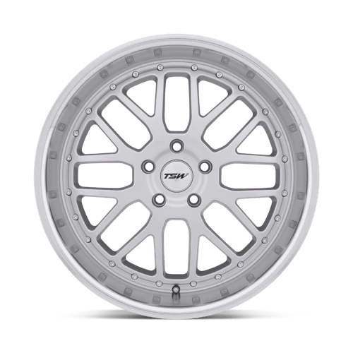 TSW VALENCIA Alloy Wheel 20x10 ET20 5x120 Silver With Mirror Cut Lip 76.1mm CB - Image 3