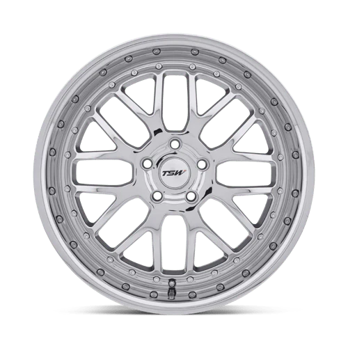 TSW VALENCIA Alloy Wheel 20x10 ET40 5x112 Chrome 72.1mm CB - Image 3