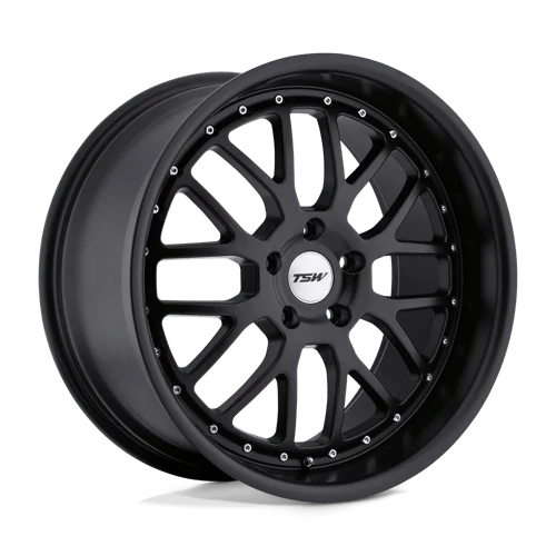 TSW VALENCIA Alloy Wheel 20x10 ET40 5x112 Matt Black 72.1mm CB