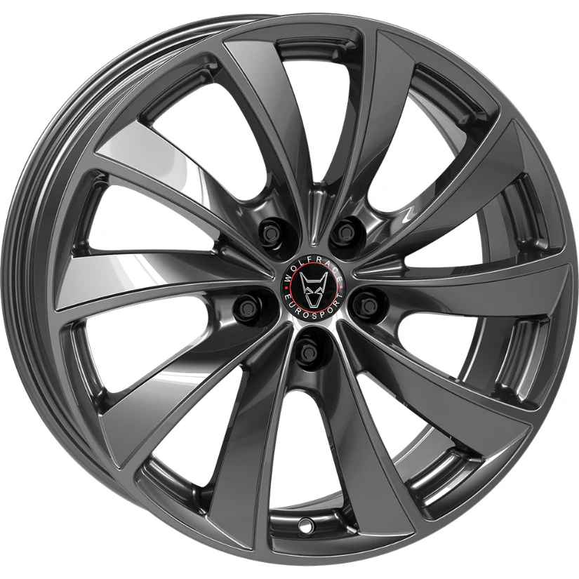 Wolfrace Eurosport TUV Lugano Alloy Wheel 19x9.5 ET40 5x120 Dark Grey 64.2mm CB
