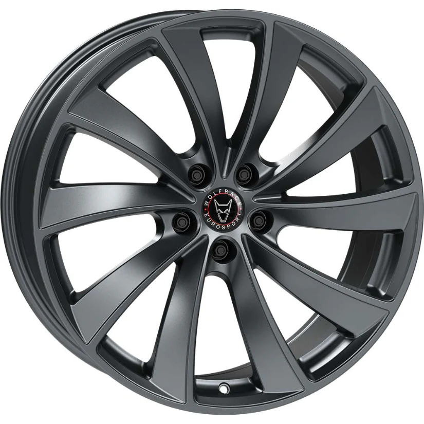 Wolfrace Eurosport TUV Lugano Alloy Wheel 21x10.5 ET45 5x120 Steel Grey Matt 64.2mm CB