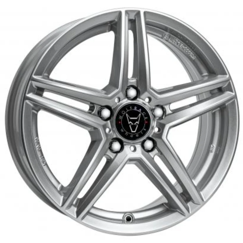 Wolfrace Eurosport TUV M10 Alloy Wheel 18x8 ET42 5x108 Polar Sillver 63.4mm CB