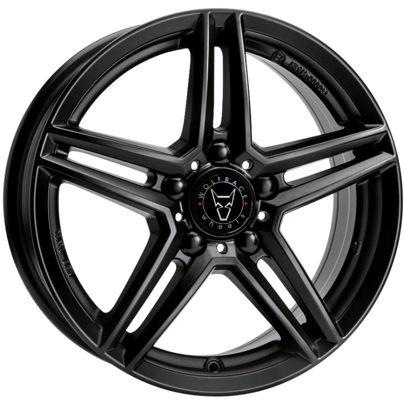 Wolfrace Eurosport TUV M10 Alloy Wheel 19x8.5 ET35.5 5x112 Racing Black 66.5mm CB