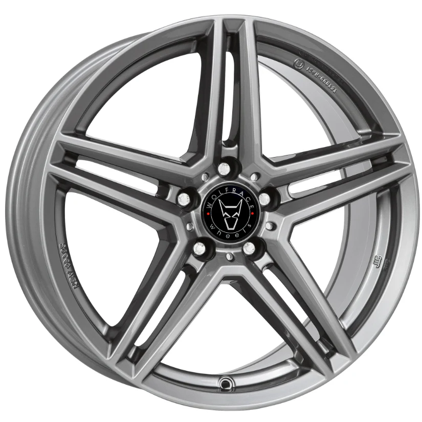 Wolfrace Eurosport TUV M10 Alloy Wheel 19x9.5 ET54 5x112 Metal Grey 66.5mm CB
