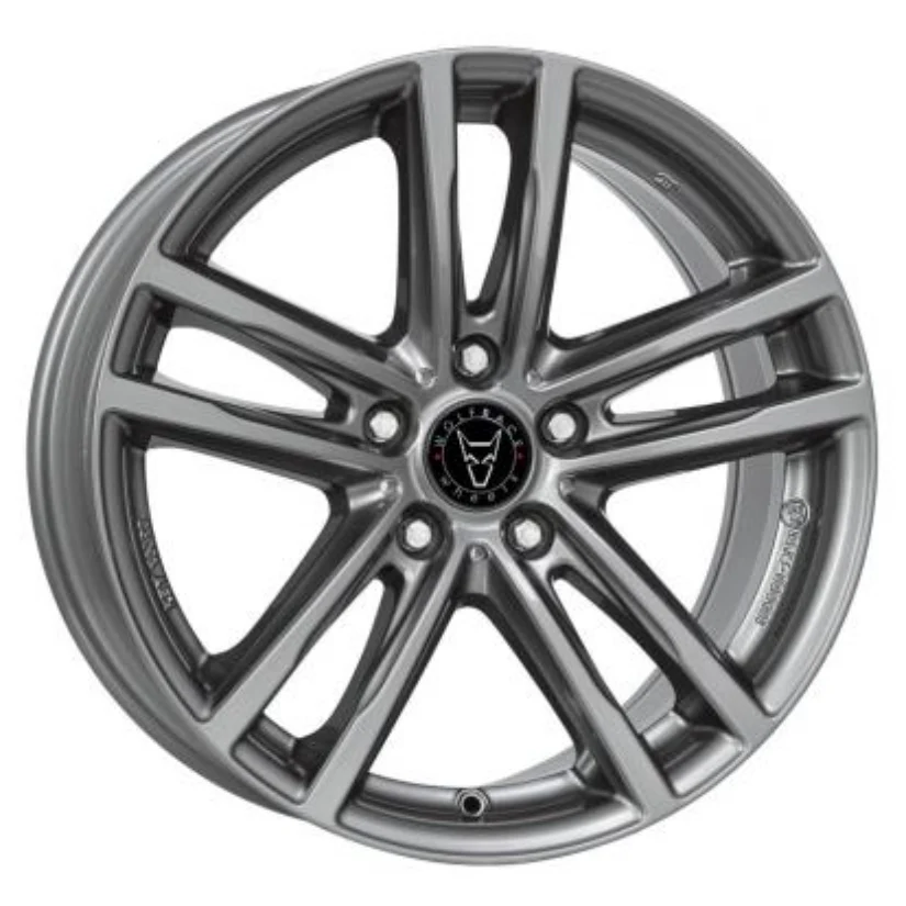 Wolfrace Eurosport TUV X10 Alloy Wheel 17x8 ET30 5x120 Metal Grey 72.6mm CB