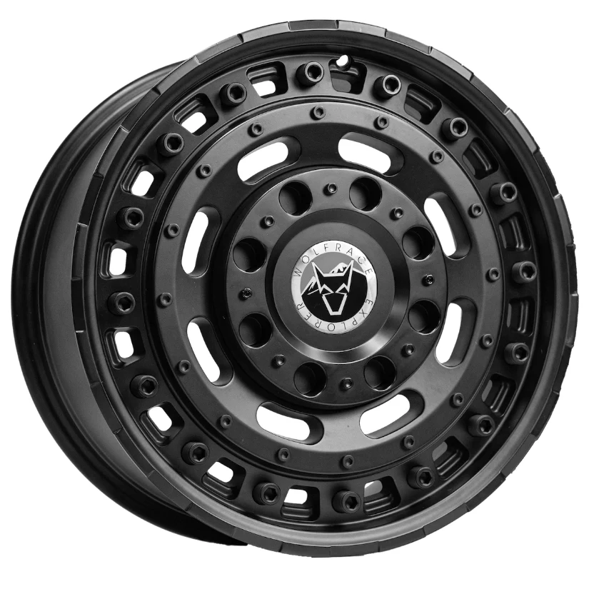 Wolfrace Explorer Slotmag Alloy Wheel 17x8 ET45 5x127 Matt Black 110mm CB